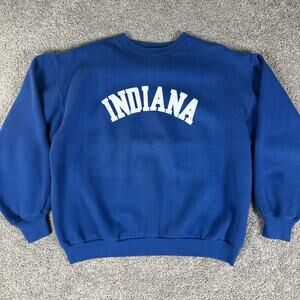 Vtg Russell Athletic Sweatshirt Mens L (Fits S) Indiana State Sycamores USA 80s